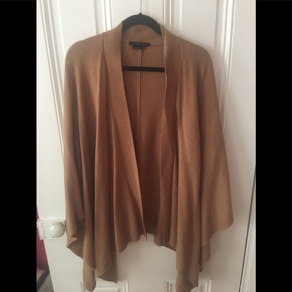 BCBGMAXAZRIA camel poncho